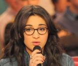 Camélia Jordana à l'enregistrement de  Vivement Dimanche , à Paris, le 17 février 2010 !