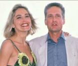 Sharon Stone, Michael Douglas et Jeanne Tripplehorn à Cannes en 1992 