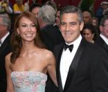 George Clooney  et sa petite amie Sarah Larson