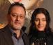 Jean Reno et Zofia à l'occasion de l'avant-première des  Aventures extraordinaires d'Adèle Blanc-Sec , dans l'enceinte de l'UGC Normandie, à Paris, le 12 avril 2010.