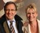 Nonce Paolini et Catherine Falgayrac à l'occasion de l'avant-première des  Aventures extraordinaires d'Adèle Blanc-Sec , dans l'enceinte de l'UGC Normandie, à Paris, le 12 avril 2010.
