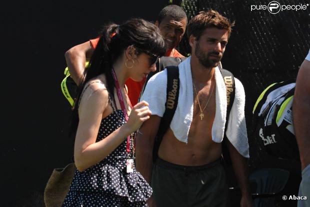 Nolwenn Leroy parcourt volontiers le monde pour encourager son chéri Arnaud Clément : fin mars, elle le suivait, associé à Tsonga en double à Miami !