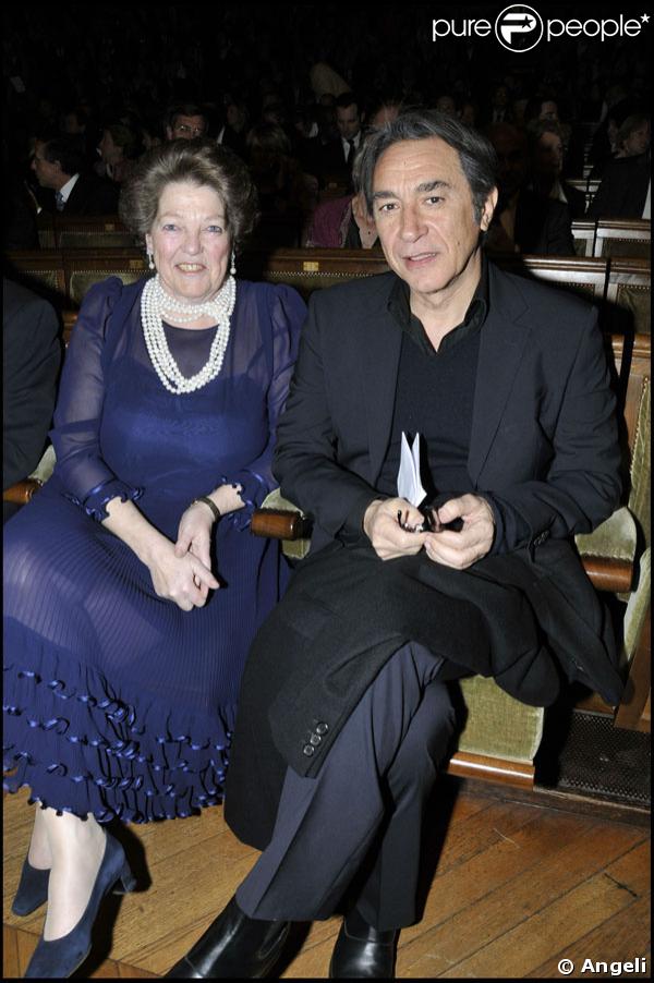 Richard Berry et la princesse Chantal de France à l'occasion du gala de la fondation du rein 