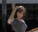 Angelina Jolie sur le tournage de The Tourist à Venise le 9 avril 2010