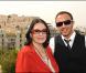Nana Mouskouri et Nikos Aliagas au festival du film francophone de Grèce (17 avril 2010 en Grèce)