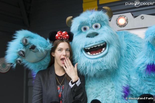 Liv Tyler lors de son passage à Disneyland Paris