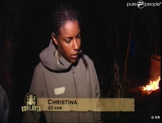 Christina est éliminée