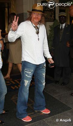 Axl Rose à New York, le 22 avril 2010 !
