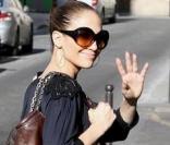 Jennifer Lopez à Paris le 25 avril 2010