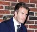 David Beckham sortant du Late Show with David Letterman à New York, le 26 avril 2010