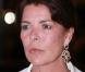 La princesse Caroline de Monaco, le 29 avril 2010, présidait avec le soutien de son frère le prince Albert le gala de bienfaisance de l'Amade, à l'Hôtel de Paris, à Monaco.