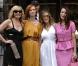 Les stars de Sex and The City : Kim Cattrall, Cynthia Nixon, Sarah Jessica Parker, et Kristin Davis 