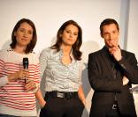 Alexia Laroche-Joubert, Faustine Bollaert et David Lantin (Dilemme)