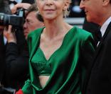 Tonie Marshall sur le tapis rouge du Festival de Cannes, avant la projection de You Will Meet A Tall Dark Stranger, le 15 mai 2010