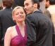 Anne-Elisabeth Lemoine et Mustapha El Atrassi sur le tapis rouge du Festival de Cannes, avant la projection de You Will Meet A Tall Dark Stranger, le 15 mai 2010
