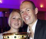 lors de la soirée pour la Coupe d'Allemagne remportée par le Bayern de Munich à Berlin en Allemagne le 16 mai 2010