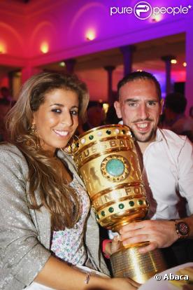 lors de la soirée pour la Coupe d'Allemagne remportée par le Bayern de Munich à Berlin en Allemagne le 16 mai 2010