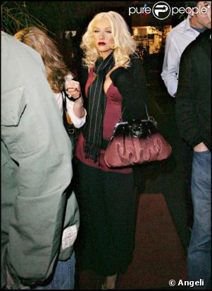 Christina Aguilera à la sortie du studio photo