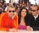 Lambert Wilson, Sabrina Ouazani et Xavier Beauvois lors du photocall du film Des hommes et des dieux le 18 mai 2010 dans le cadre du festival de Cannes