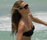 Molly Sims lors de ses vacances à Miami. Une ligne d'enfer !