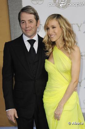 Matthew Broderick et Sarah Jessica Parker lors de l'avant-première de Sex and the City 2 le 24 mai 2010 à New  York