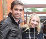 Audrey Lamy et son ami à Roland-Garros. Week-end du 29/30 mai 2010