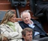 Jacques Chancel et son épouse Martine à Roland-Garros, le week-end du 29/30 mai 2010