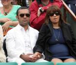 Mahyar Monshipour et sa femme, enceinte, à Roland-Garros, le week-end du 29/30 mai 2010