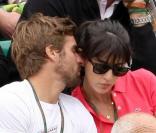Les tourtereaux Nolwenn et Arnaud à Roland-Garros. 30/05/2010