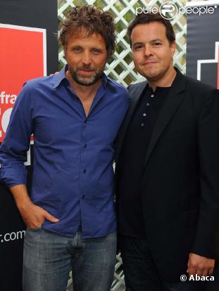 Stéphane Guillon et Nicolas Demorand, conférence de presse de rentrée de France Inter le 28 août 2009 !
