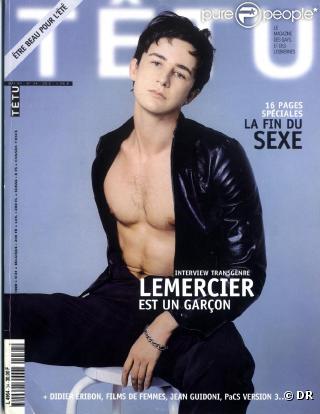 Valérie Lemercier sur la couverture de Têtu en mai 1999 