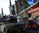 Un char d'assaut sur Hollywood Boulevard, à l'occasion de l'avant-première de L'agence tous risques , qui s'est tenue au Graumann's Chinese Theatre de Los Angeles, le 3 juin 2010.