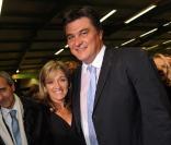David et Valérie Douillet en octobre 2009 