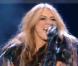 Miley Cyrus interprète  I can't be tamed  sur le plateau de Britain's got talent, jeudi 3 juin, en Angleterre.