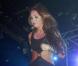 Miley Cyrus en concert à Londres le 5 juin 2010