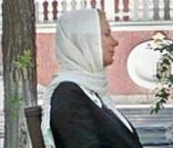 Laurence Ferrari face au président iranien Mahmoud Ahmadinejad à Téhéran lors d'un entretien exclusif.