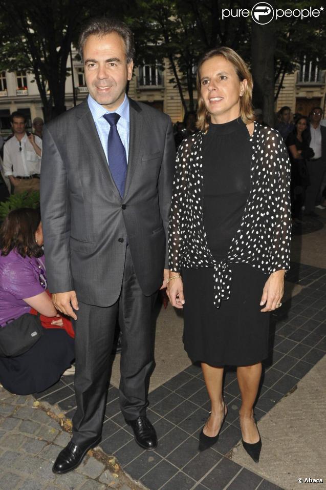 Luc Chatel et sa femme à l'anniversaire de la fondation Culture ...