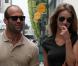 Jason Statham et Rosie Huntington-Whiteley affichent leur amour dans les rues de Santa Monica, le 8 juin 2010.