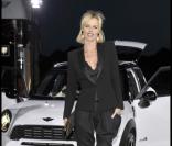 Eva Herzigova lors de la soirée Mini organisée à Londres