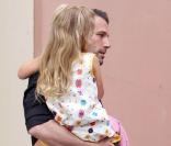 Ben Affleck et sa fille aînée Violet  (9 juin 2010 à Los Angeles)