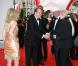 Le prince Albert de Monaco reçoit les convives (10 juin 2010 à Monte-Carlo)