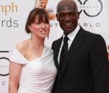 Lucy Lawless et Peter Mensah (10 juin 2010 à Monte-Carlo)