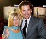 Ethan Hawke et sa compagne Ryan Shawhugues.<br />