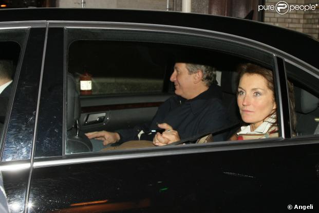 CECILIA ATTIAS ET RICHARD ATTIAS APRES LEUR MARIAGE