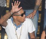 Pharrell Williams au VIP Room Theater de Jean-Roch, à Paris, le 25 juin 2010.