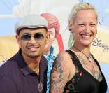 Dave et Stéphanie de  Nouvelle Star 2010  à l'occasion de l'avant-première de  Toy Story 3 , au Gaumont du Disney Village, à Marne-la-Vallée, le 26 juin 2010.