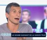 Nagui invité de Thomas Hugues le 20 juin 2010 sur France 5 dans Médias, le magazine. Il porte sa belle alliance !