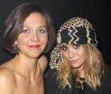 Maggie Gyllenhaal et Ashley Olsen lors de la soirée de lancement Belle d\'Opium signé Yves Saint Laurent dont la belle Mélanie Thierry est l\'égérie le 17 juin 2010 à New York