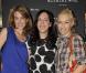 Julie Andrieu, la créatrice et Alexandra Golovanoff à l'inauguration de la boutique Barbara Rihl-Hermé, à Paris. 1er juillet 2010