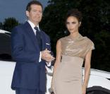 Victoria Beckham et Gerry McGovern lors de la soirée de lancement du Range Rover Evoque, le 1er juillet à Londres